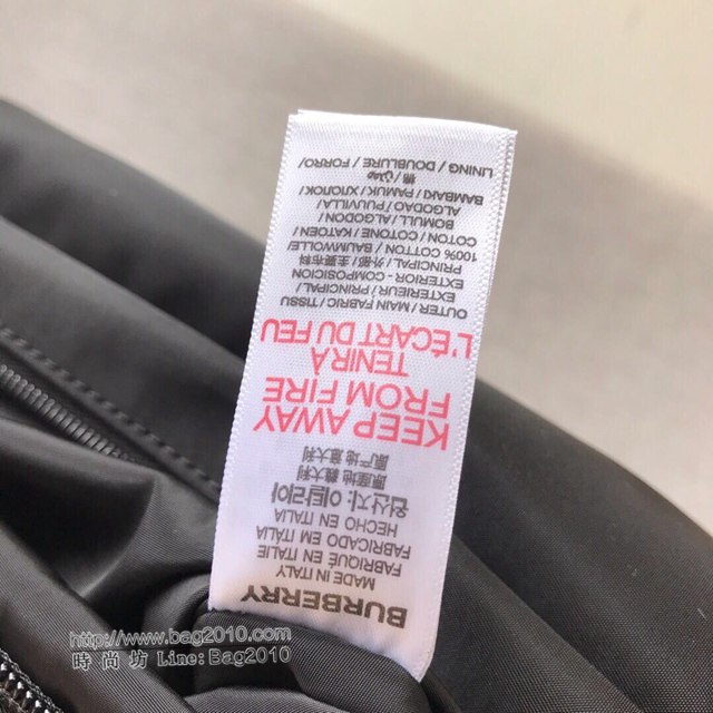 Burberry專櫃新款包包 巴寶莉格紋帆布腰包胸包挎包  db1008
